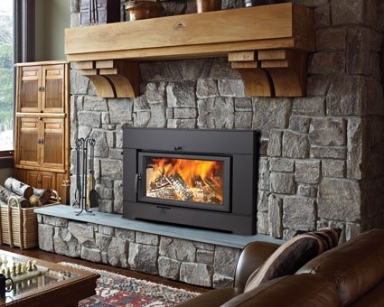 Wood Inserts Make Winters Warm