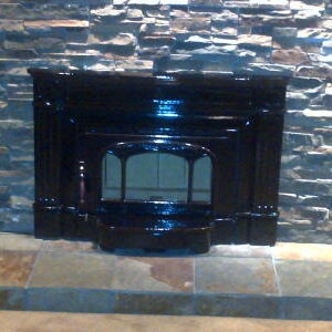 Cast iron wood insert