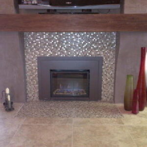 Gas Insert fireplace remodel