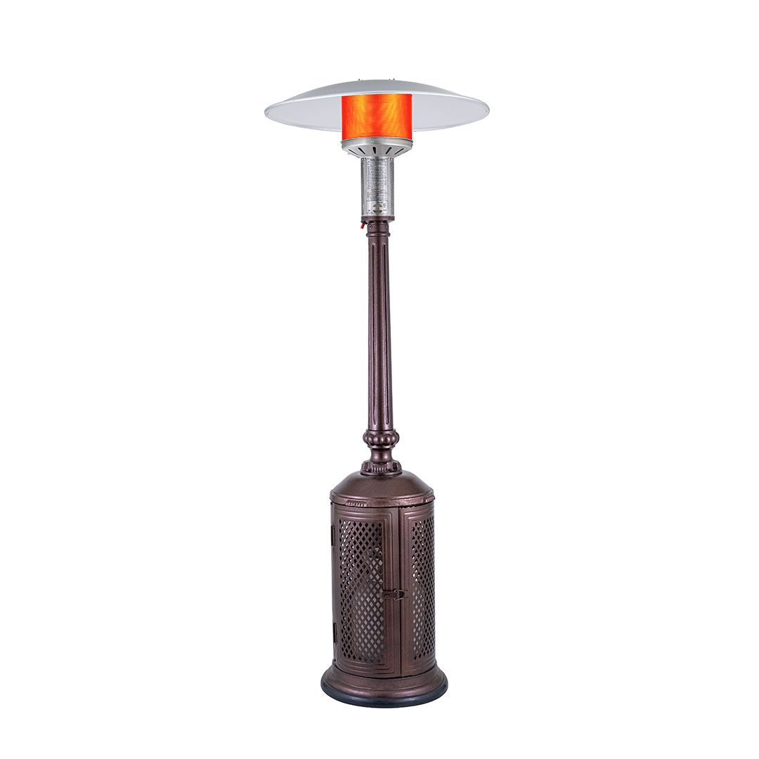 PATIO COMFORT ANTIQUE BRONZE PORTABLE NATURAL GAS HEATER